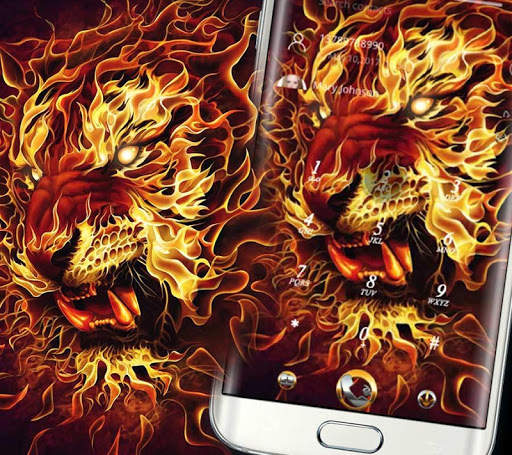 Red Fire Lion Theme screenshot 3