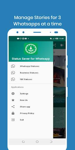 Status Saver for Whatsapp - Video Dowloader 1 تصوير الشاشة