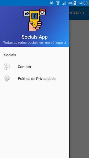 Socials App - Redes Sociais - Mídias Sociais screenshot 1