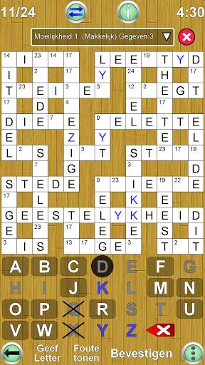 Cijfercode Kruiswoord screenshot 1
