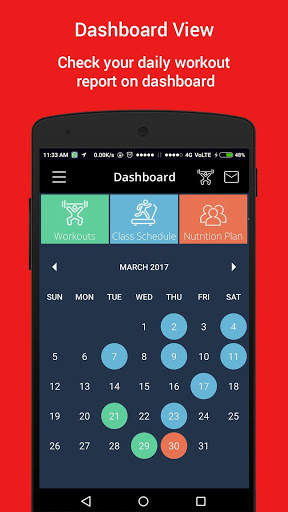 Gym Master Android Application screenshot 3