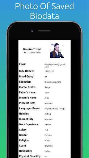 Marriage Biodata Maker screenshot 7