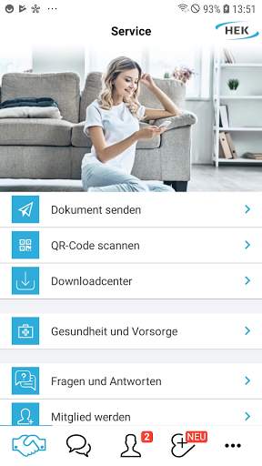 HEK Service-App 1 تصوير الشاشة