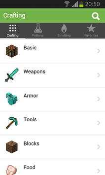Crafting - Minecraft Guide screenshot 1
