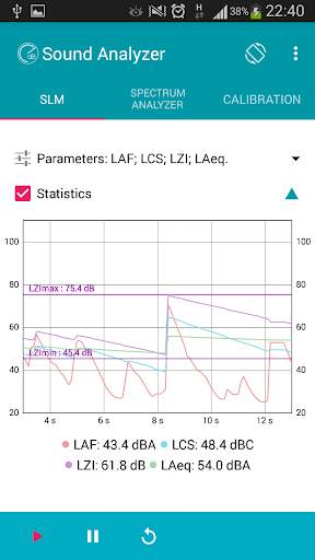 Sound Analyzer App screenshot 1