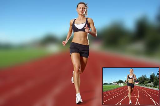 Blur Photo Editor – DSLR Blue Background Pic Focus 8 تصوير الشاشة