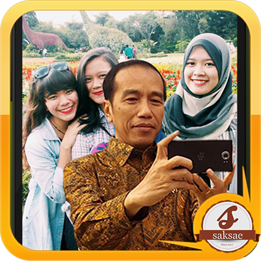 Jokowi selfie kamera icon