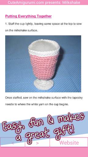Milkshake Amigurumi Pattern screenshot 6