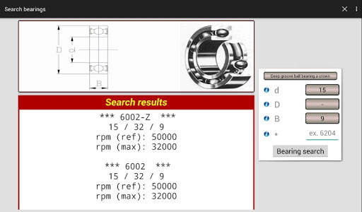 Search bearings Lite screenshot 5