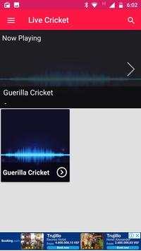 Live Cricket Streaming Online Radio Cricket App screenshot 2