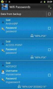 Wifi Password Recovery [ROOT] screenshot 1
