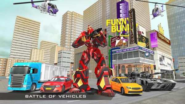 Muscle Car Robot Game – Transforming Robot Car screenshot 7