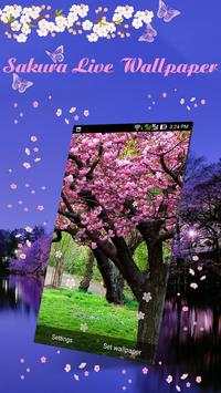 Sakura Live Wallpaper screenshot 4