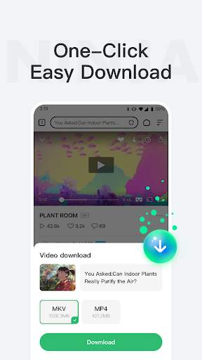 Ninja Browser: Fast free Video downloader browser screenshot 2