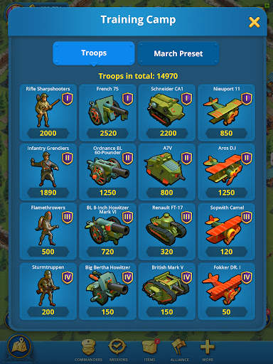 Game of Trenches: WW1 Allies screenshot 4