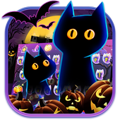 Glückliches Halloween-Tastatur-Thema icon