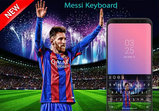 Lionel Messi Keyboard theme screenshot 1