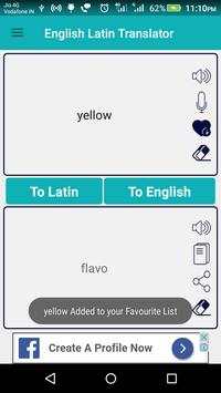 English Latin Translator screenshot 3