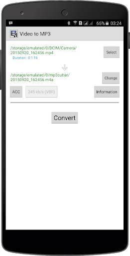 Video Converter to MP3 screenshot 1