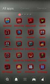 Red Thunder GO Launcher Theme screenshot 6