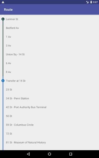NYC Subway Map (Offline)   Tra screenshot 9
