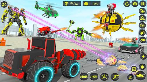 Army Tank Robot Car Games: screenshot 7