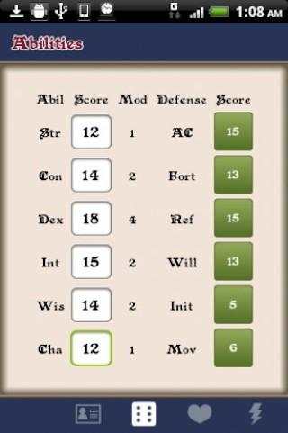 D&D 4 Android screenshot 3