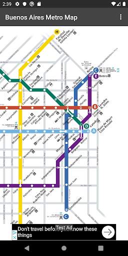 Buenos Aires Metro App screenshot 2