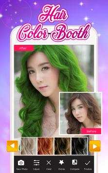 Hair Color Booth 3 تصوير الشاشة