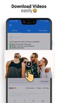 HD Video Downloader app for Facebook 2020 screenshot 1