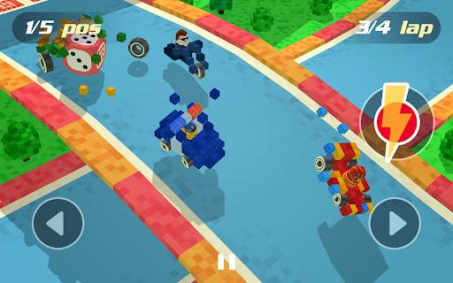 Pixel Car Racing Blocky Crash screenshot 12