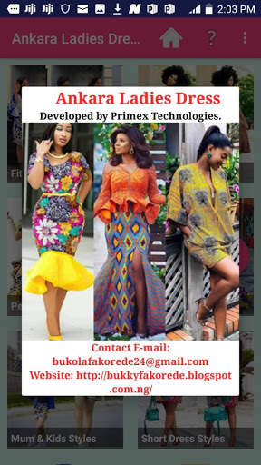 ANKARA LADIES DRESS STYLES 2021 screenshot 1