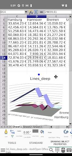 AndrOpen Office screenshot 2