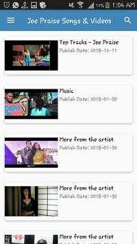 Joe Praize Songs & Videos screenshot 3
