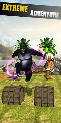 Rush Angry Kong Jungle Run screenshot 4