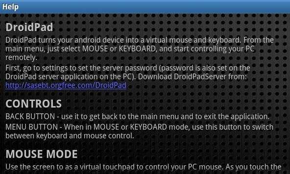 DroidPad screenshot 5