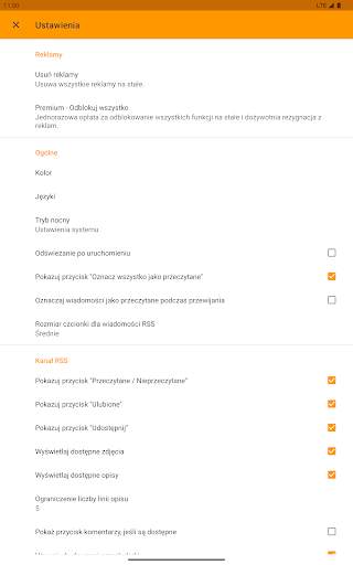 Czytnik RSS w trybie offline screenshot 8