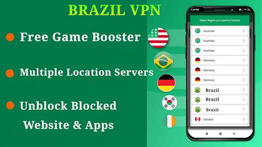 BRAZIL VPN - Free VPN Master & Unlimited VPN Proxy screenshot 1