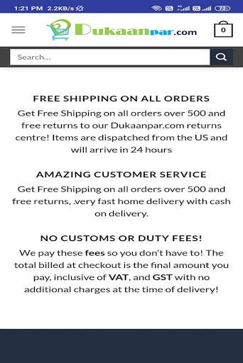 Dukaanpar.com Online Shopping and Services screenshot 5