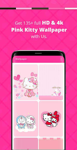 4K Pink Kitty Wallpaper screenshot 2