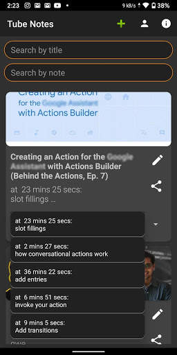 Tube Notes - Share Videos with timestamps screenshot 3
