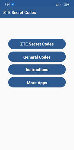 Secret Codes for ZTE Mobiles screenshot 1