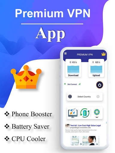 Premium VPN - Free VPN Fast VPN Secure VPN screenshot 1