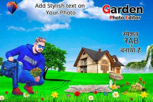 Garden Photo Editor screenshot 1