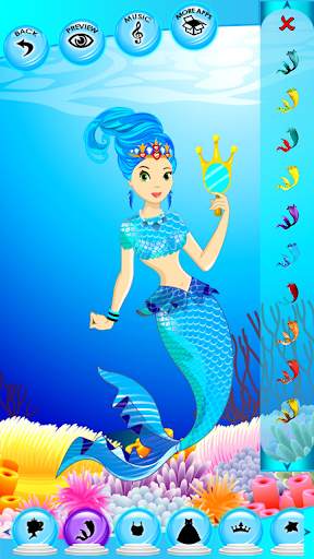 Princess Mermaid Dress Up Game screenshot 5