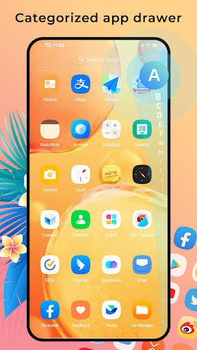 Flower Launcher, beauty themes screenshot 3