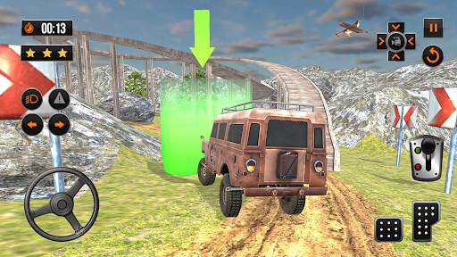 Offroad Jeep Car Parking Games screenshot 1