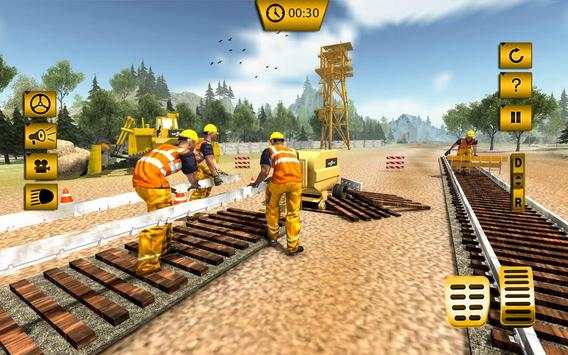 Indian Train Track Construction: Train Games 2017 screenshot 1