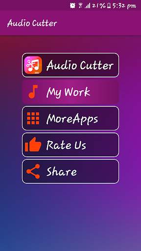 Audio Cutter: MP3 cutter, ringtone maker 1 تصوير الشاشة
