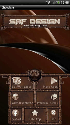 Next Launcher Chocolate Theme screenshot 7